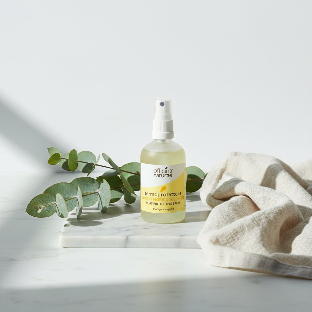Termoprotettore Spray Biologico – Capelli Morbidi e Leggeri