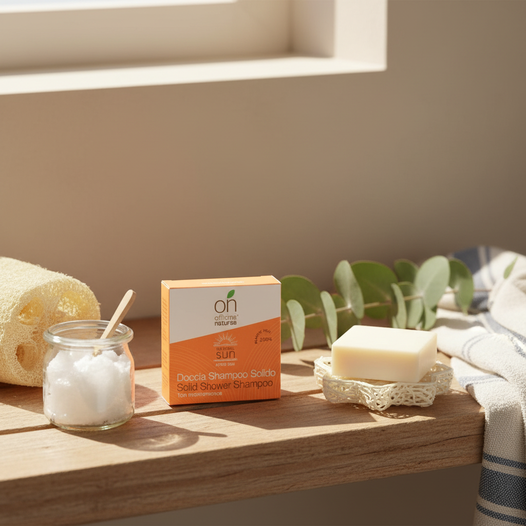 Doccia Shampoo Solido mensola bagno lifestyle