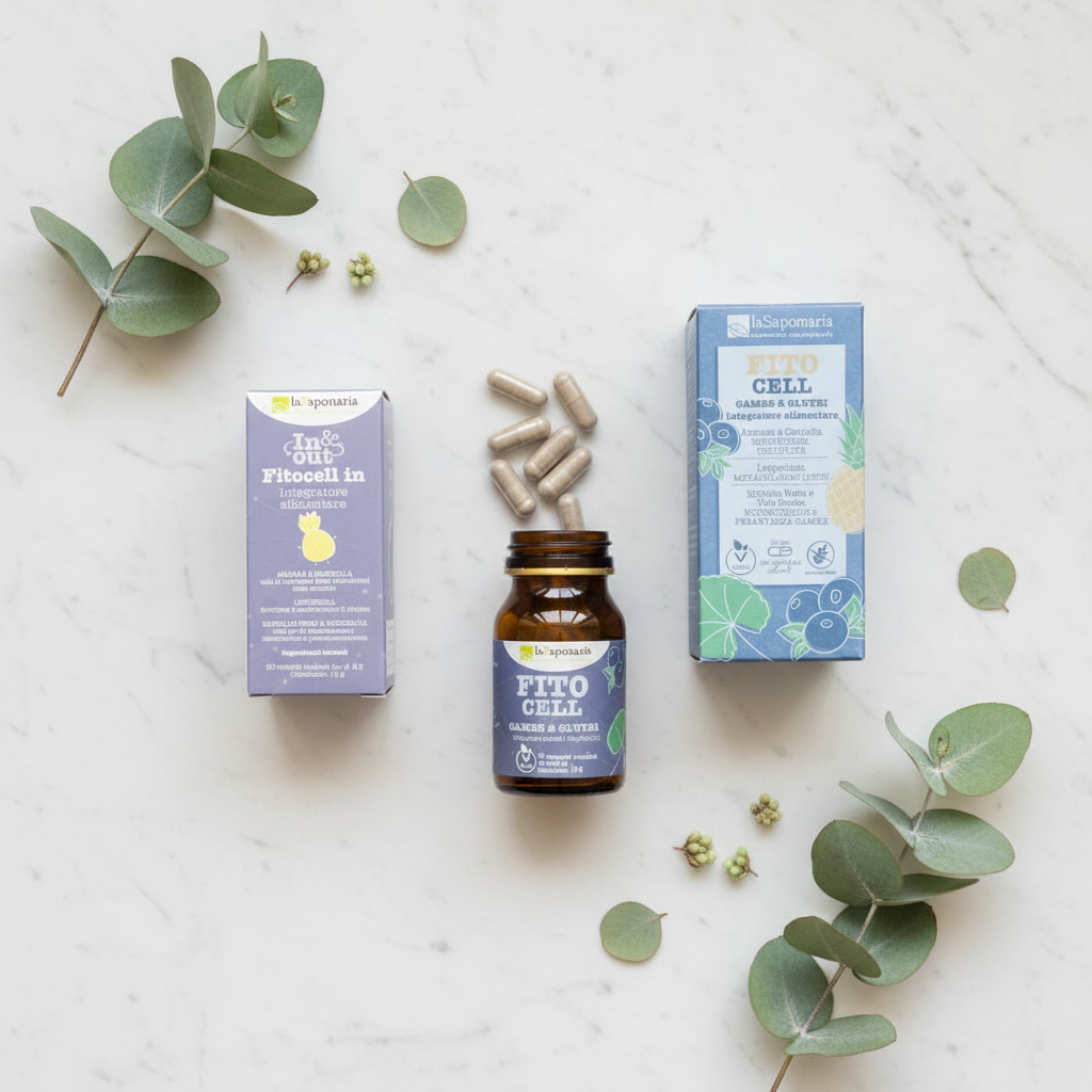 Integratore Fitocell anticellulite drenante, naturale circolazione 60 capsule