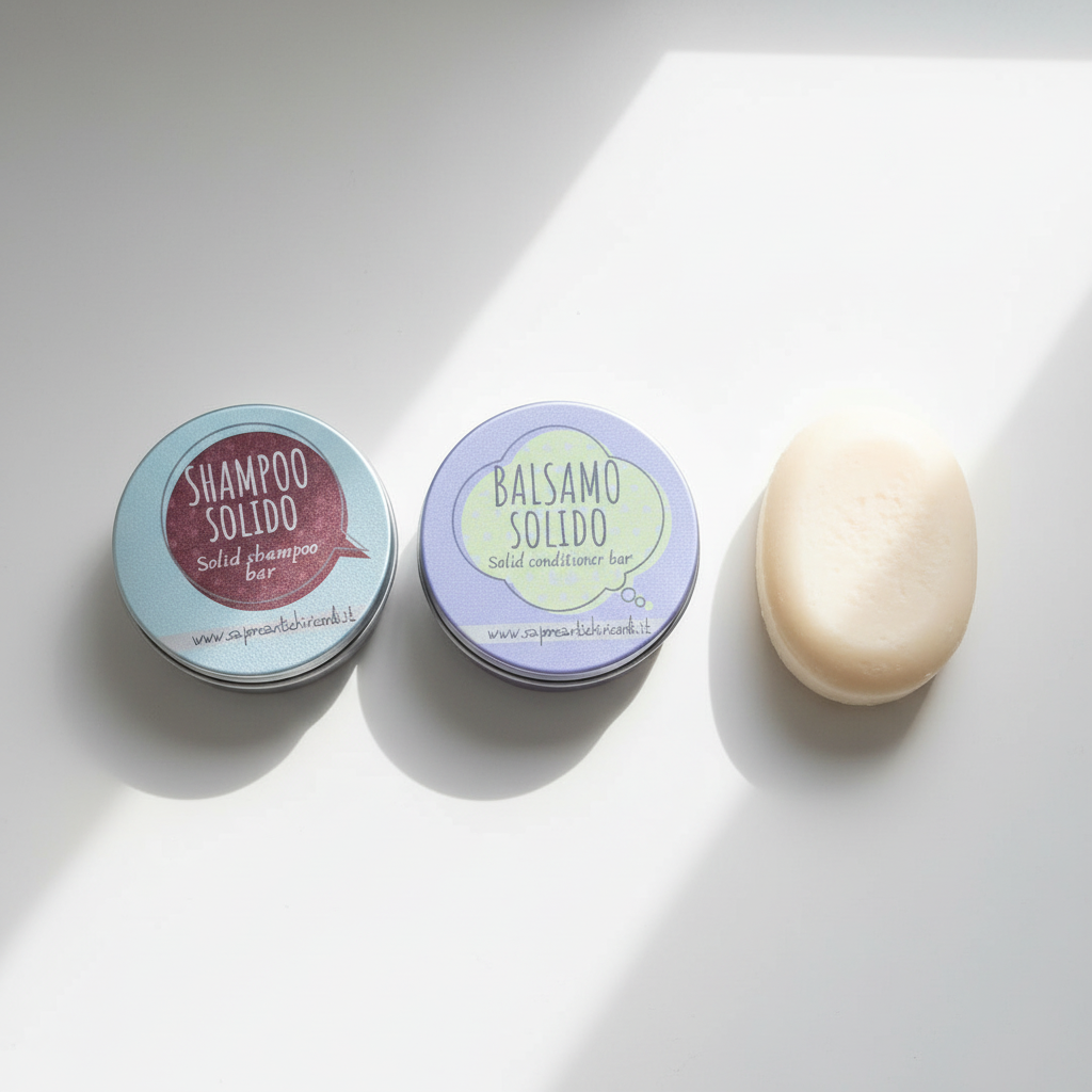 Latta Porta Shampoo Solido in Alluminio - Contenitore Riutilizzabile