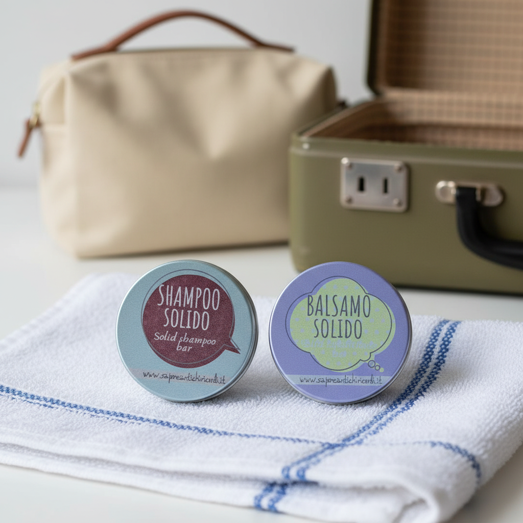 Latta Porta Shampoo Solido in Alluminio - Contenitore Riutilizzabile