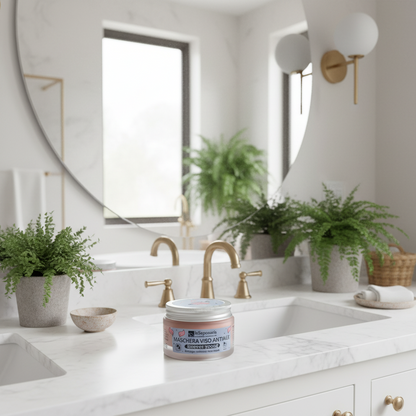 Maschera anti-age e illuminante