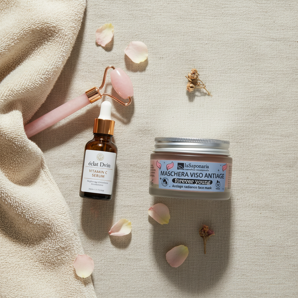 Maschera anti-age e illuminante