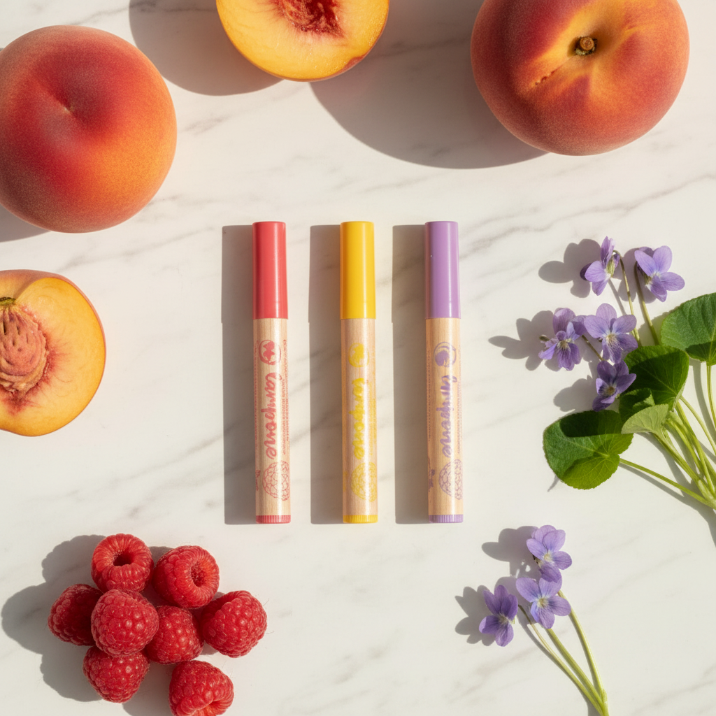 Balsamo labbra colorato Maticao naturale, stick eco-friendly tinta delicata