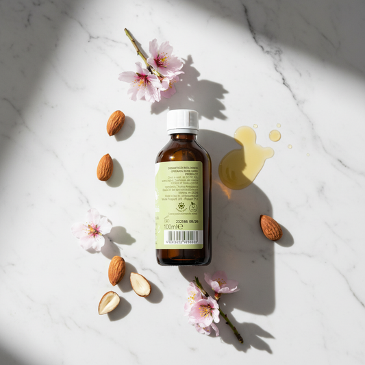 Olio mandorle dolci puro bio pressione freddo, neonati bambini pelli sensibili