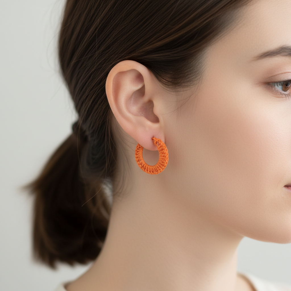 Orecchini fatti a mano ad uncinetto