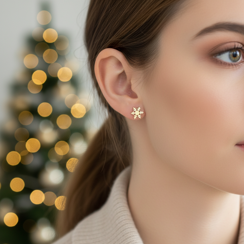 Orecchini Acciaio Inox Regalo Natale