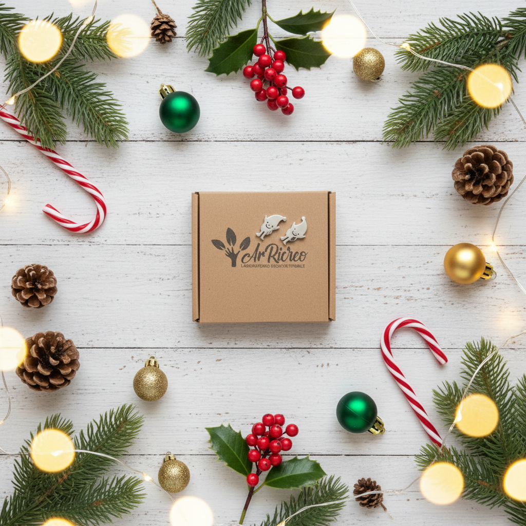 Orecchini Acciaio Inox Regalo Natale