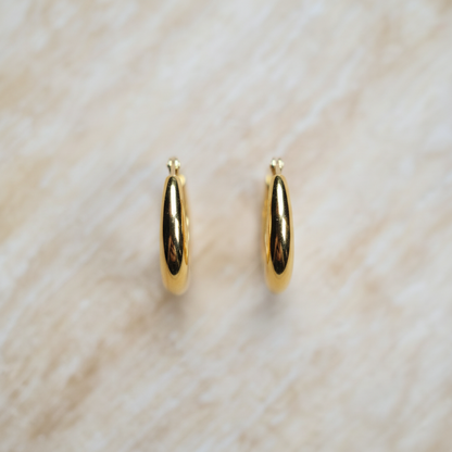 Orecchini Dorati in Acciaio Inox -  Charme dorato