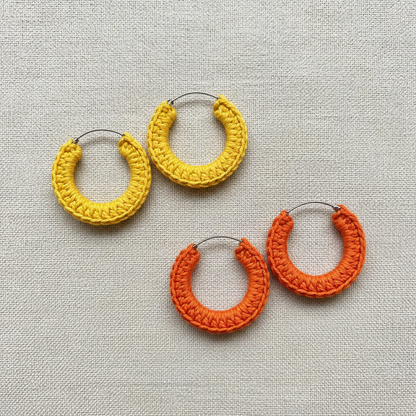 Orecchini fatti a mano ad uncinetto