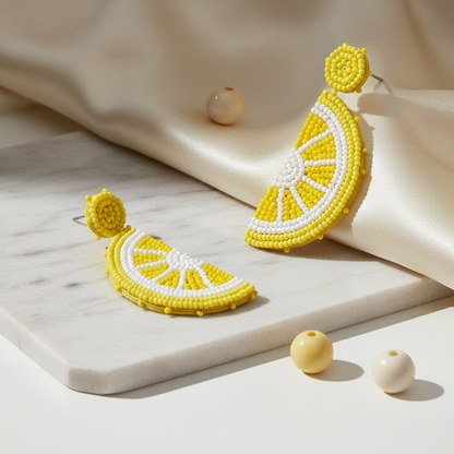 Orecchini Persefone eleganti leggeri gioielli artigianali italiani ecosostenibili