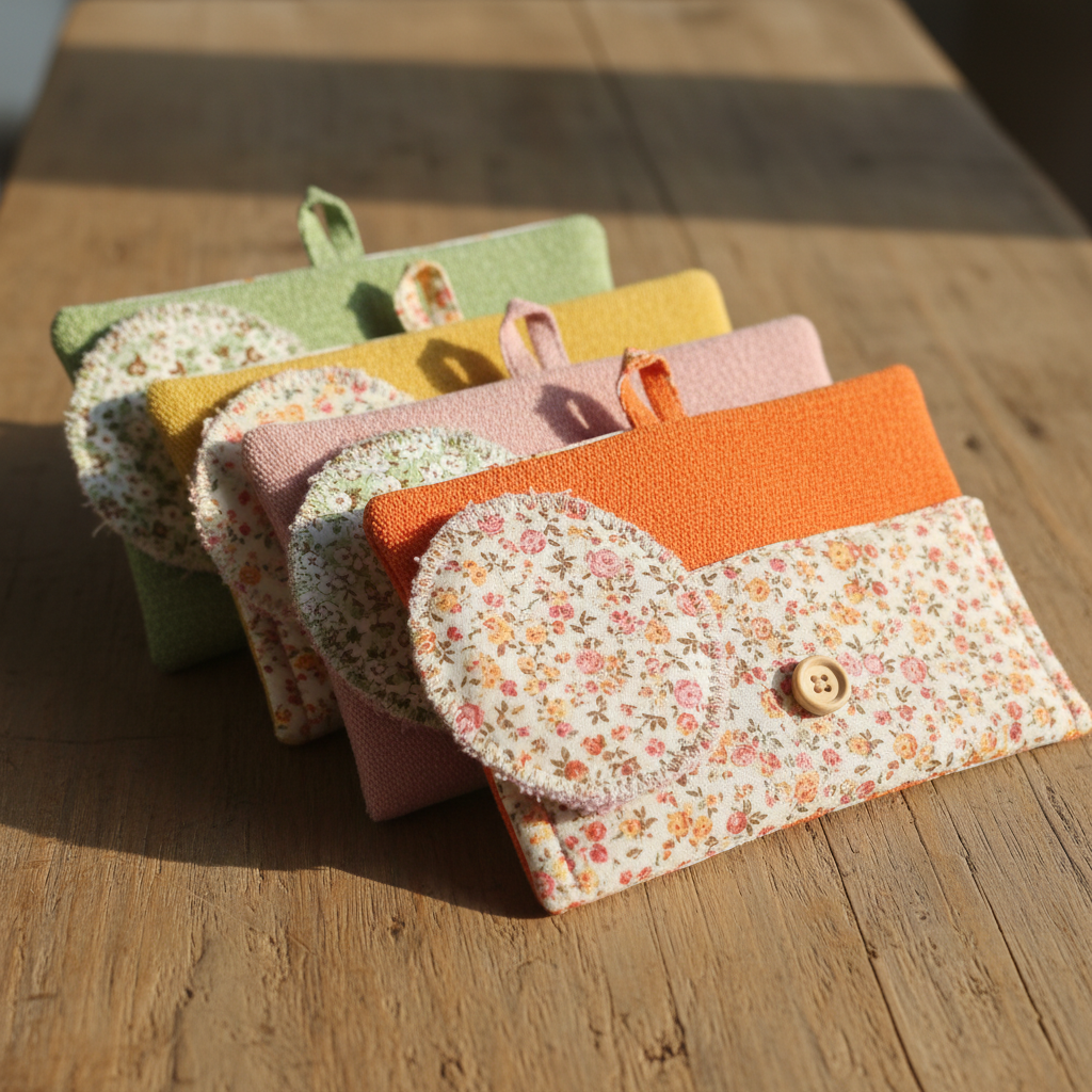 Pochette slim con 2 dischetti struccanti riutilizzabili