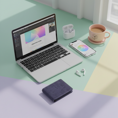 Portafogli in sughero tinta unita