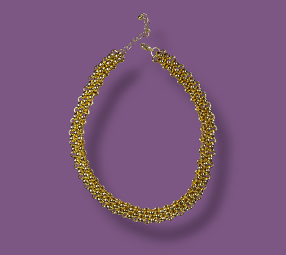 Collana Artemide in Acciaio Inox Color Oro