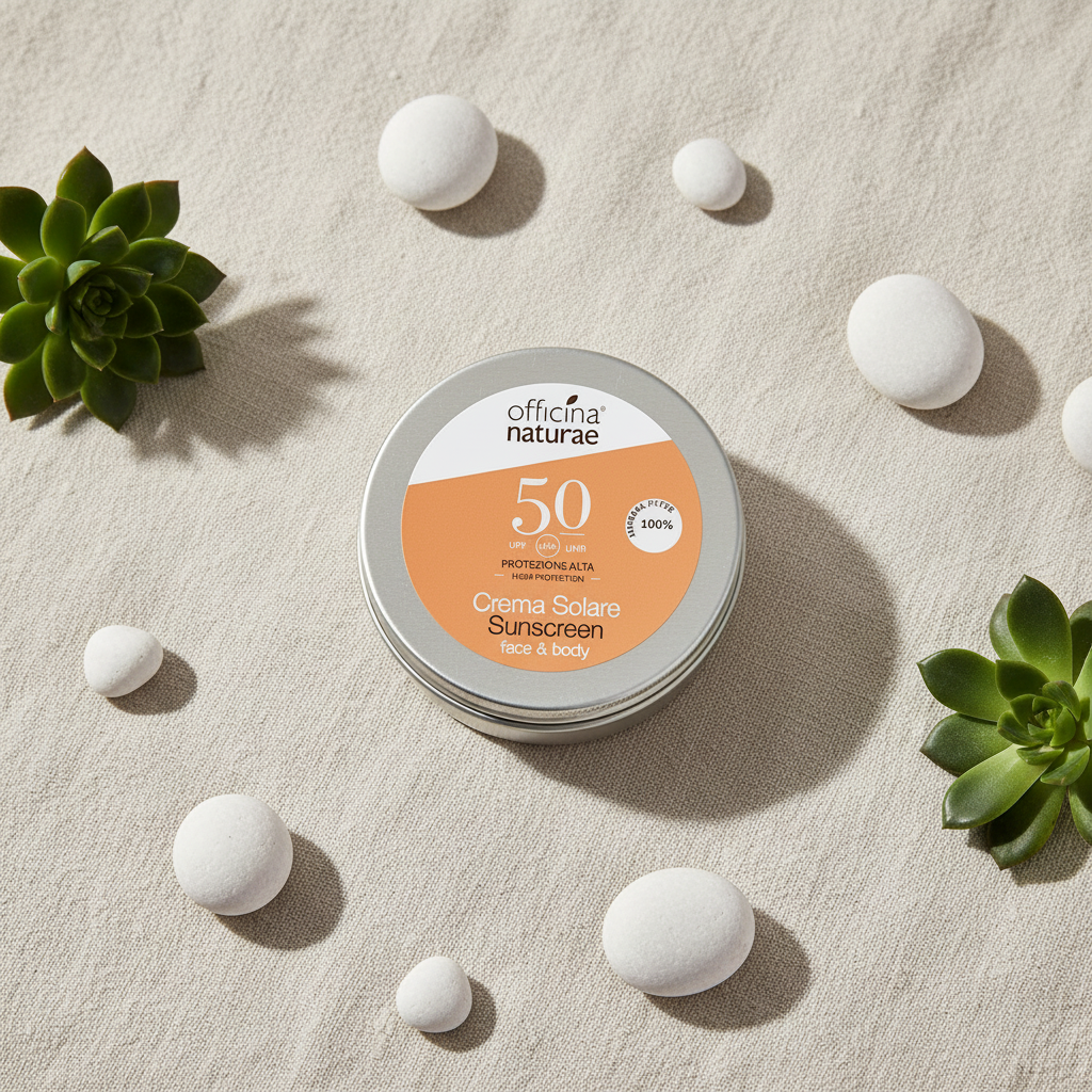 Protezione Solare SPF 50 in Alluminio