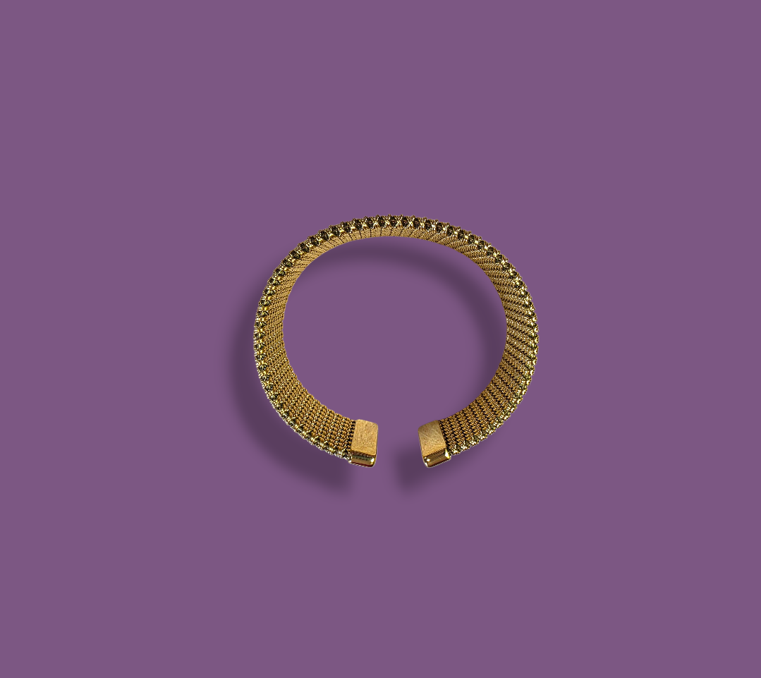 Bracciale Rigido Acciaio Inox Unisex - Diametro 7cm