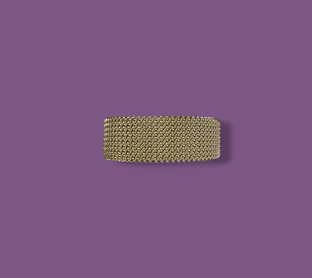 Bracciale Rigido Acciaio Inox Unisex - Diametro 7cm