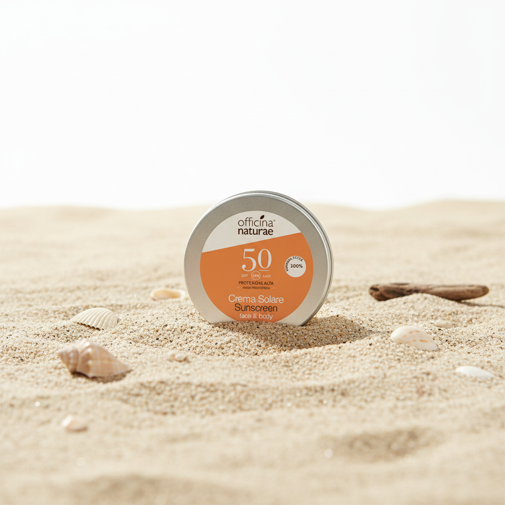 Protezione Solare SPF 50 in Alluminio