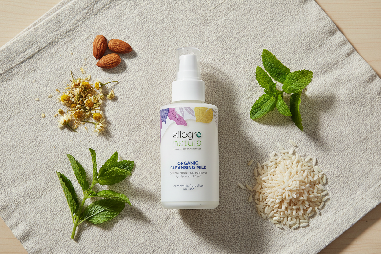 Latte detergente in vetro