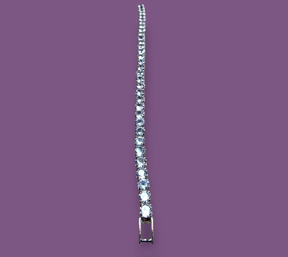 Bracciale Tennis in Acciaio Inox e Zirconi - Unisex