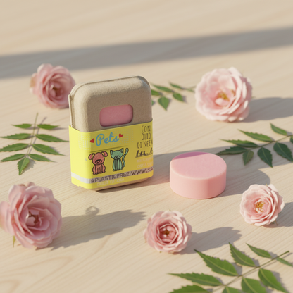 Shampoo solido alla Rosa per cane e gatto