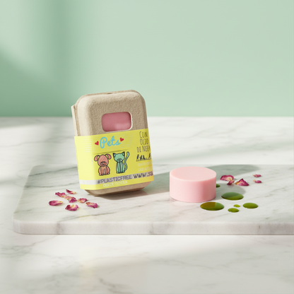 Shampoo solido alla Rosa per cane e gatto