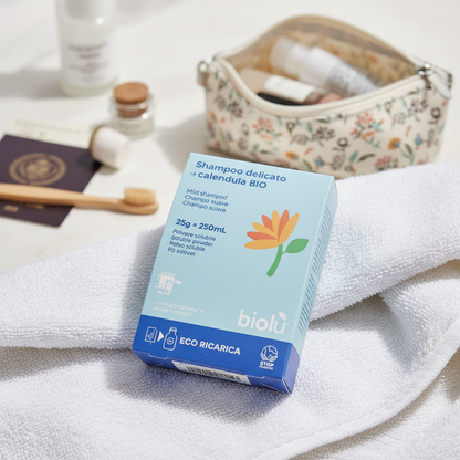 Shampoo in Polvere Solubile alla Calendula Bio - Zero Waste