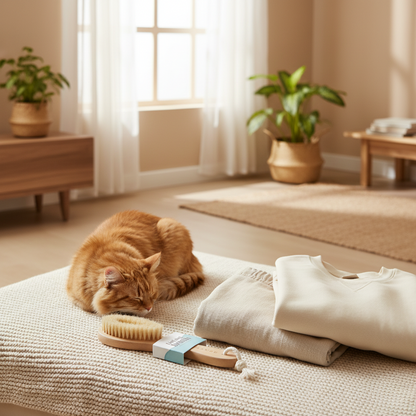 Spazzola leva pelucchi