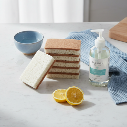 Spugnette piatti compostabili sisal e cocco