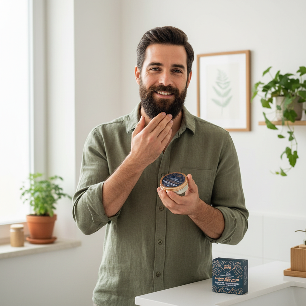 Balsamo Barba Solido Naturale N°05 - Nutre e Ammorbidisce Zero Waste